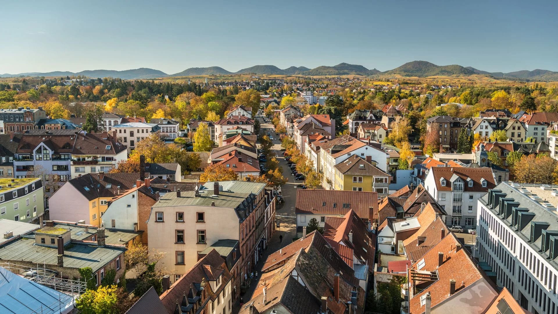 Luftaufnahme von Landau in der Pfalz